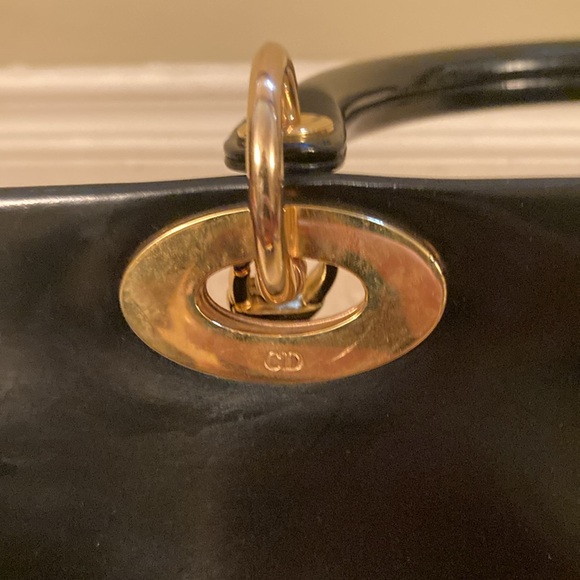 DIOR Lady Dior Black Patent Briefcase with Detachable strap - Picture 4 of 13